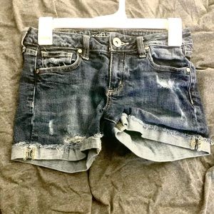 Dark washed Jean shorts,size 3